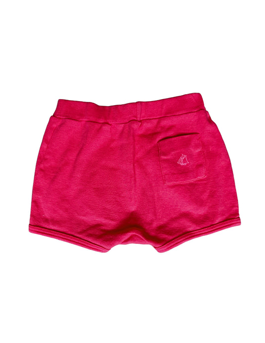 Petit Bateau Pink Cotton Shorts (24M)