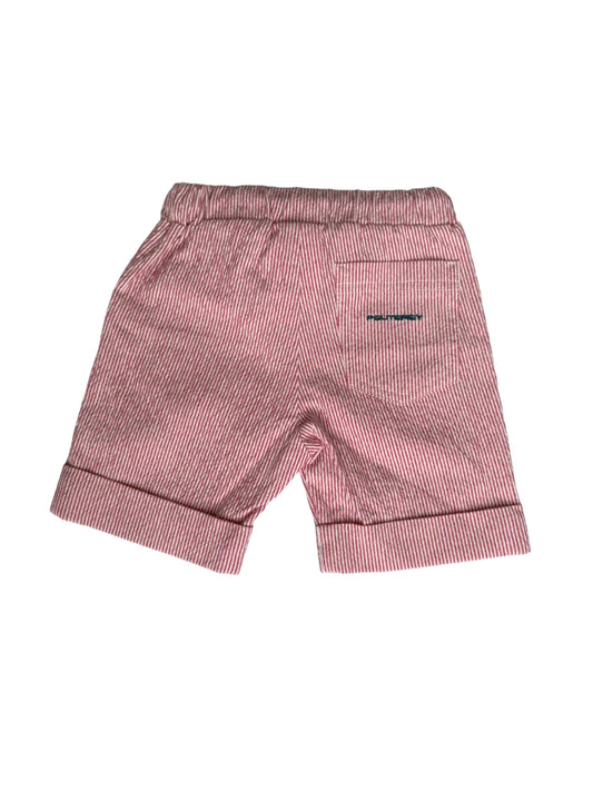 Peuterey Rot-Weiß gestreifte Shorts (18M)