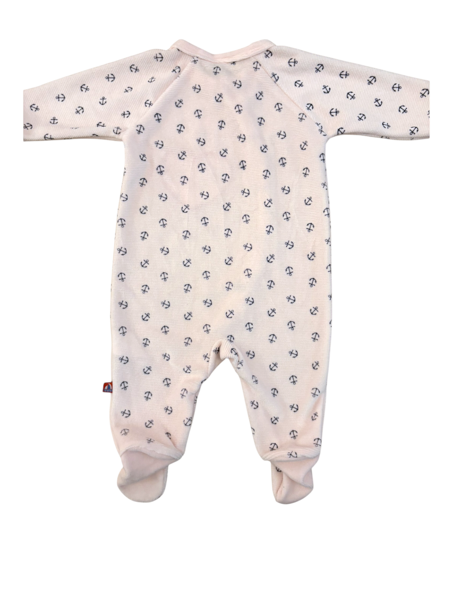 Picco Mini Pink Anchor Pajamas size 6M / 68 - second hand baby clothing