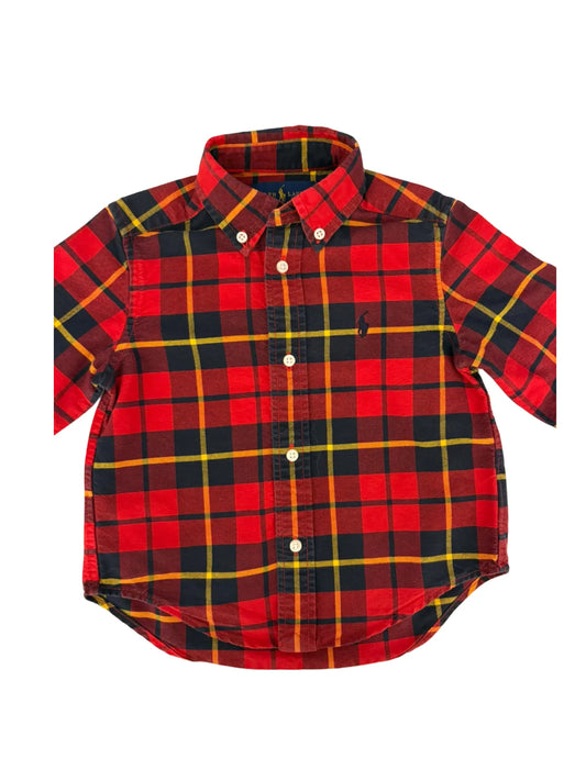 Ralph Lauren Red Plaid Shirt (2Y)