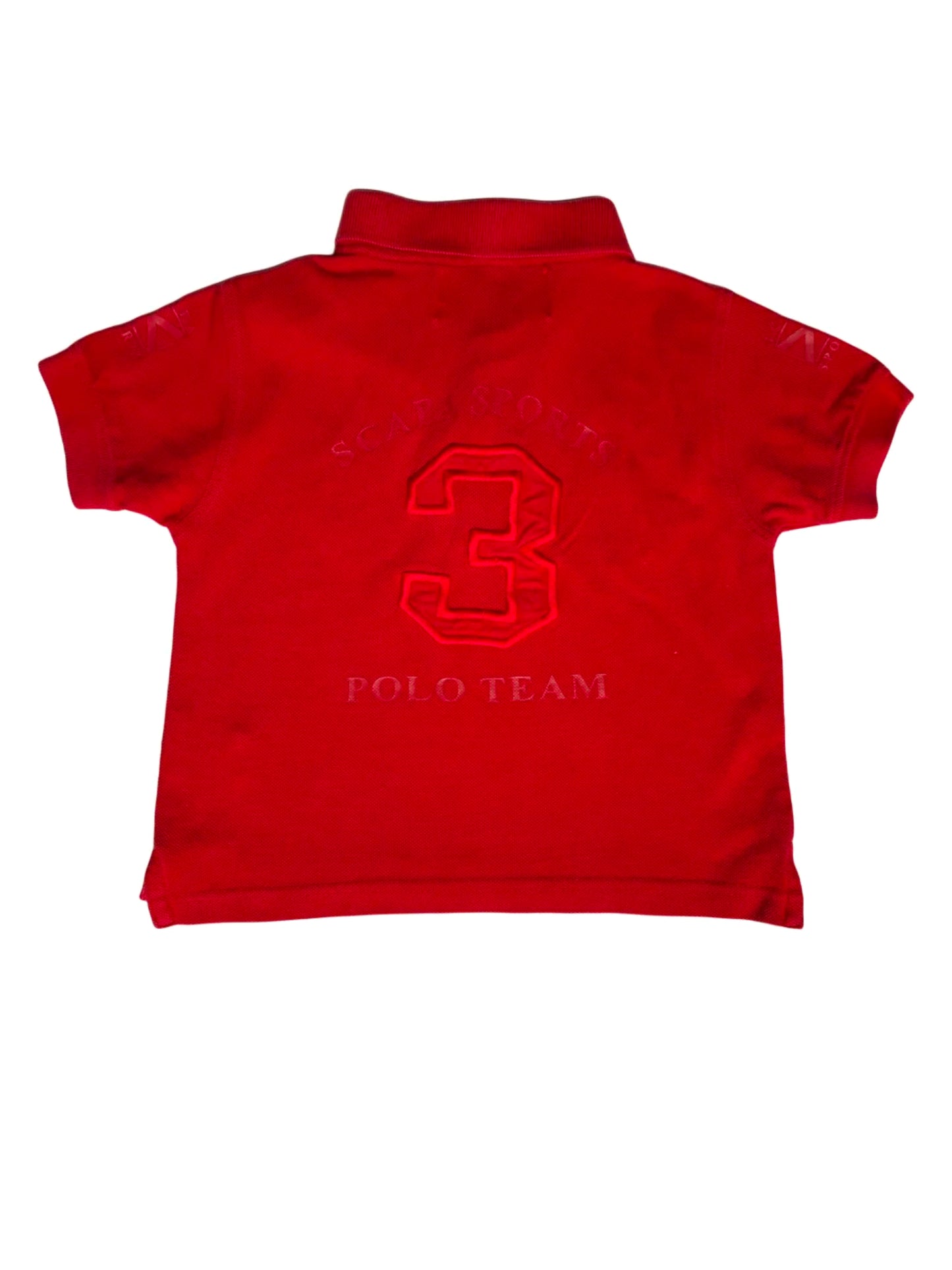 Scapa Red Sports Polo (2Y)