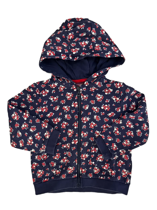 Sergent Major Blue Floral Sweat Ensemble (4Y)