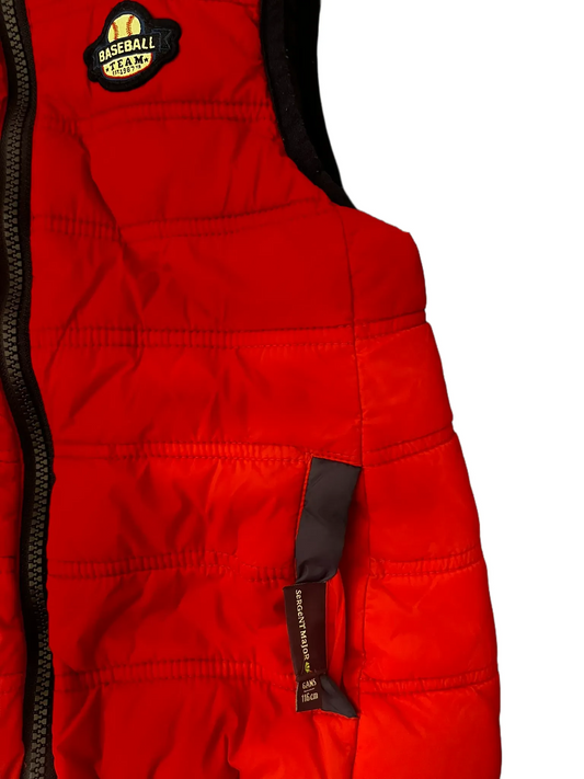 Sergent Major Red Gilet (6Y)