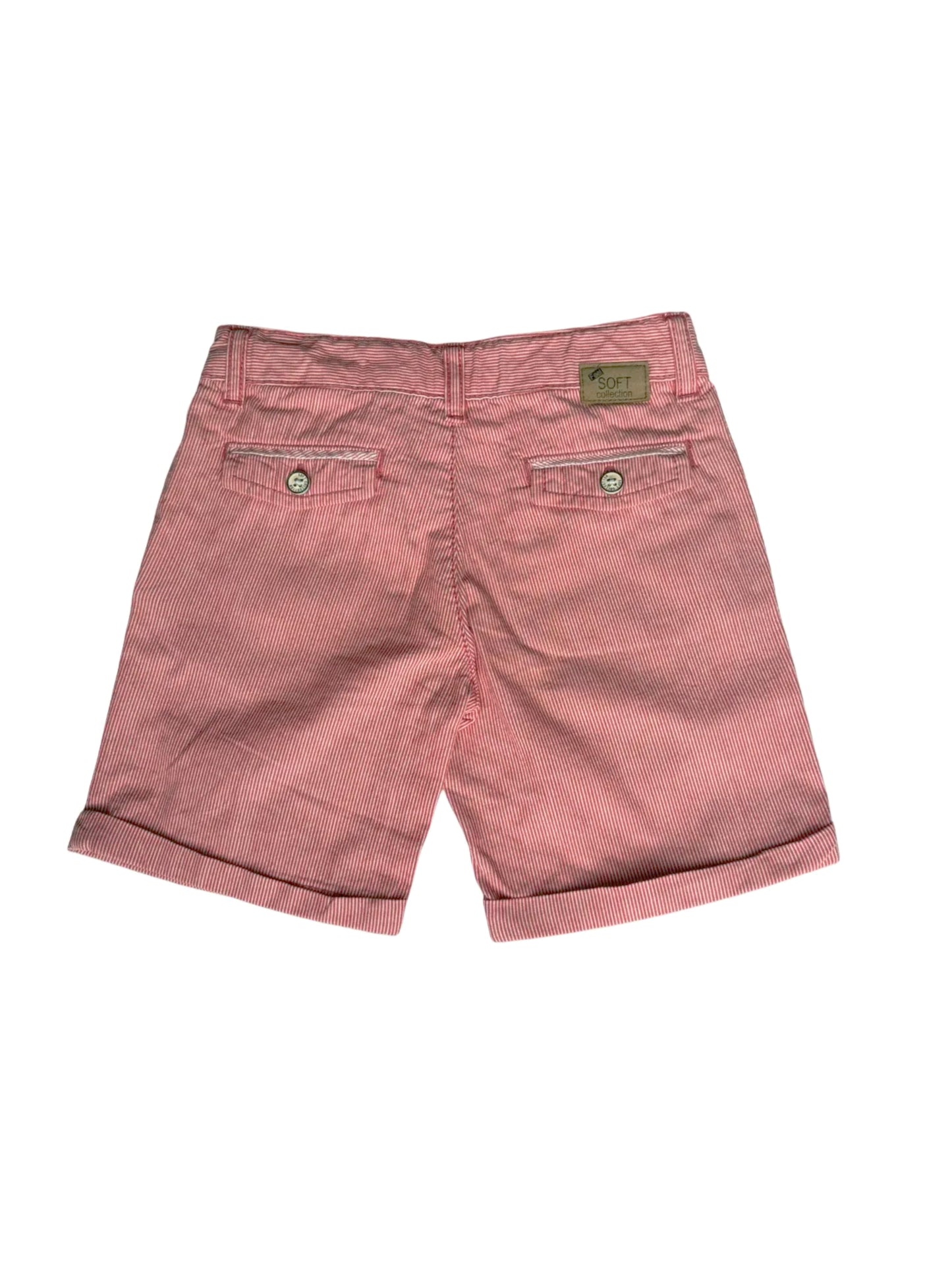Sfera Rot gestreifte Shorts (24–36 M)