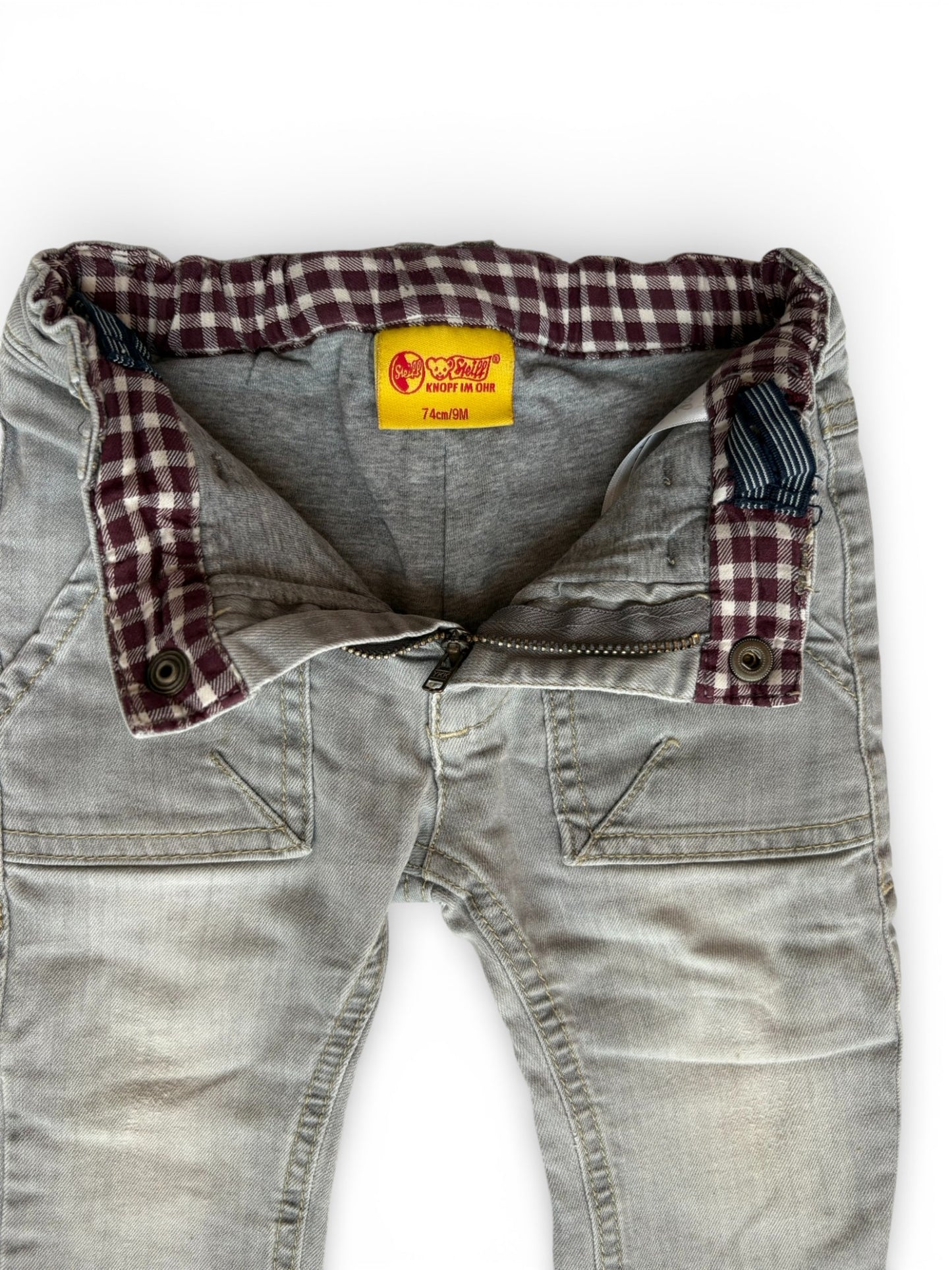 Steiff Grey Lined Jeans (9M / 74)
