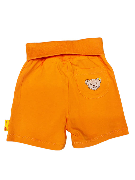 Steiff Shorts in Bright Orange (3-6M)
