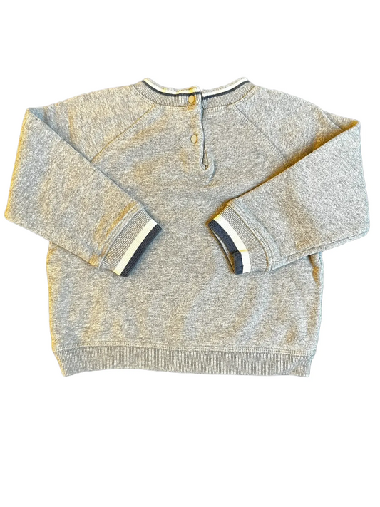 Tartine et Chocolat Grey Bear Sweatshirt (18M)