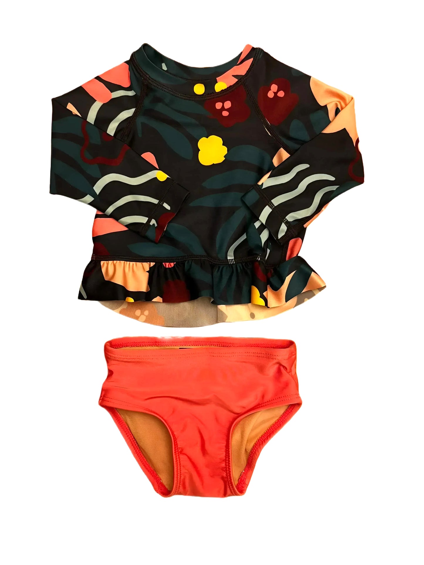 Tea Rash Guard Swim Set in Multi & Pink (3-6M)