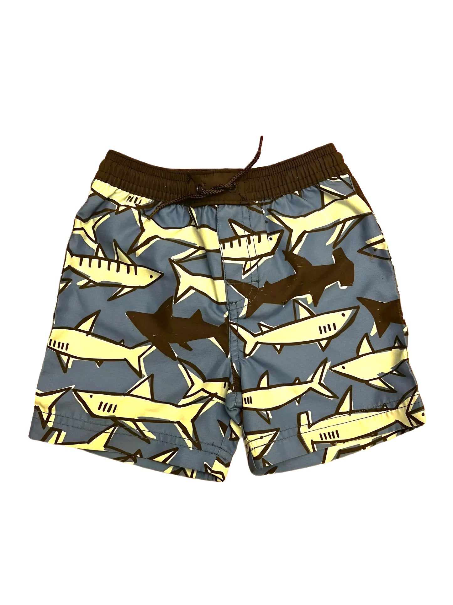 Tea Swim Trunks Blue Sharks (2Y)