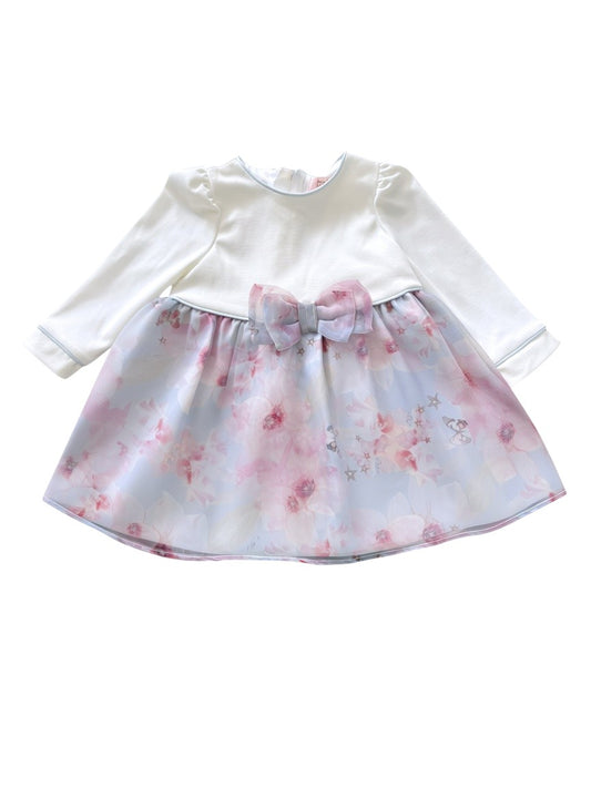 Ted Baker White Floral Organza Dress size 36M - second hand baby clothing