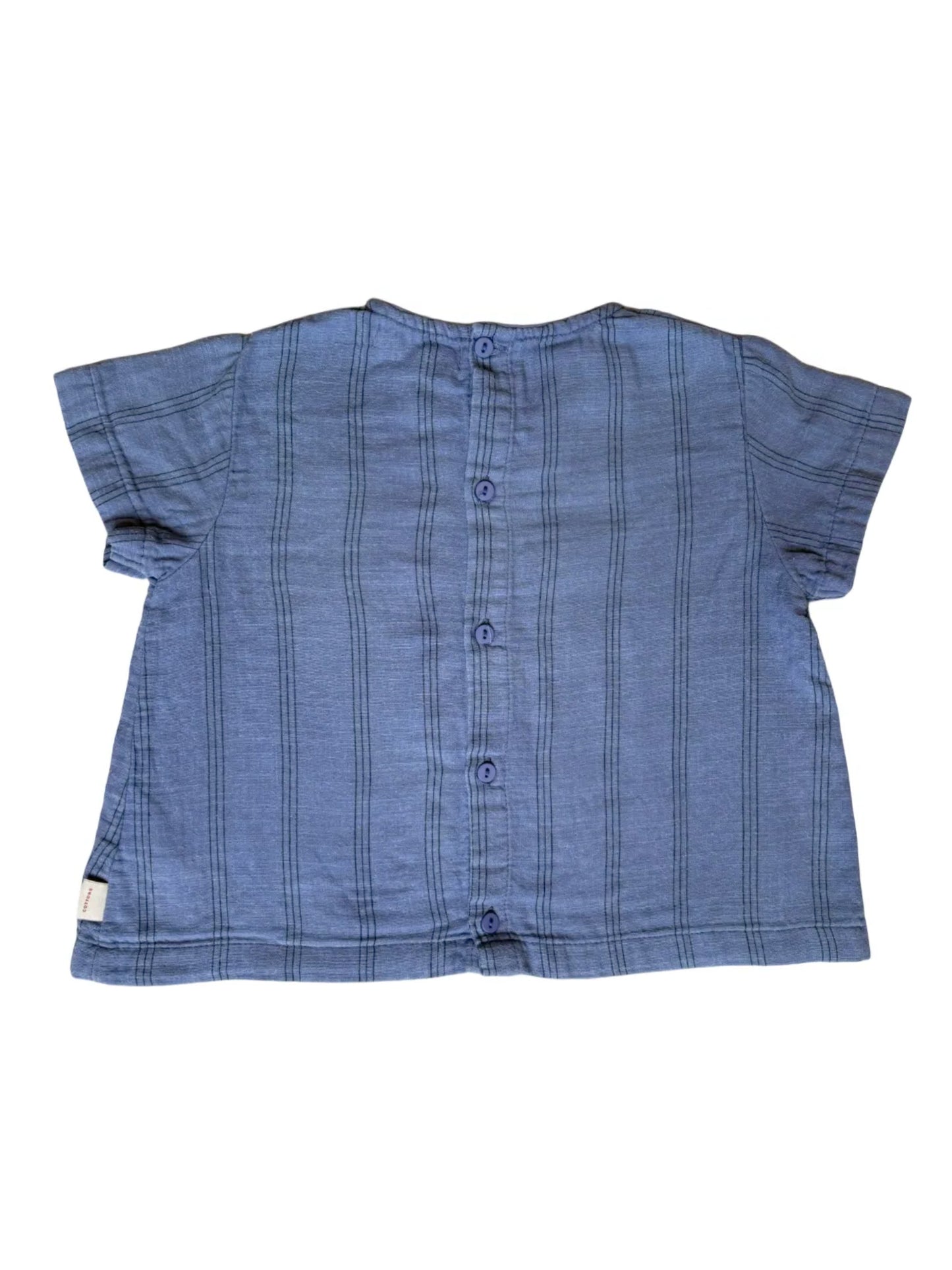 Tiny Cottons Periwinkle Short-Sleeved Shirt (24M)