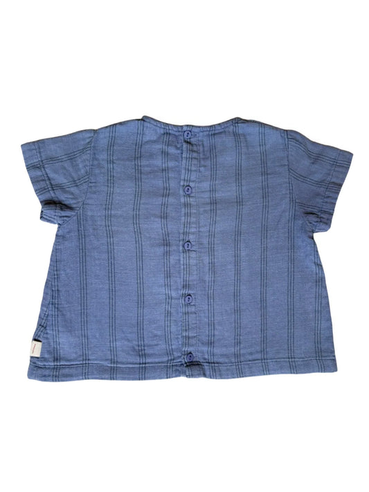 Tiny Cottons Periwinkle Short-Sleeved Shirt (24M)