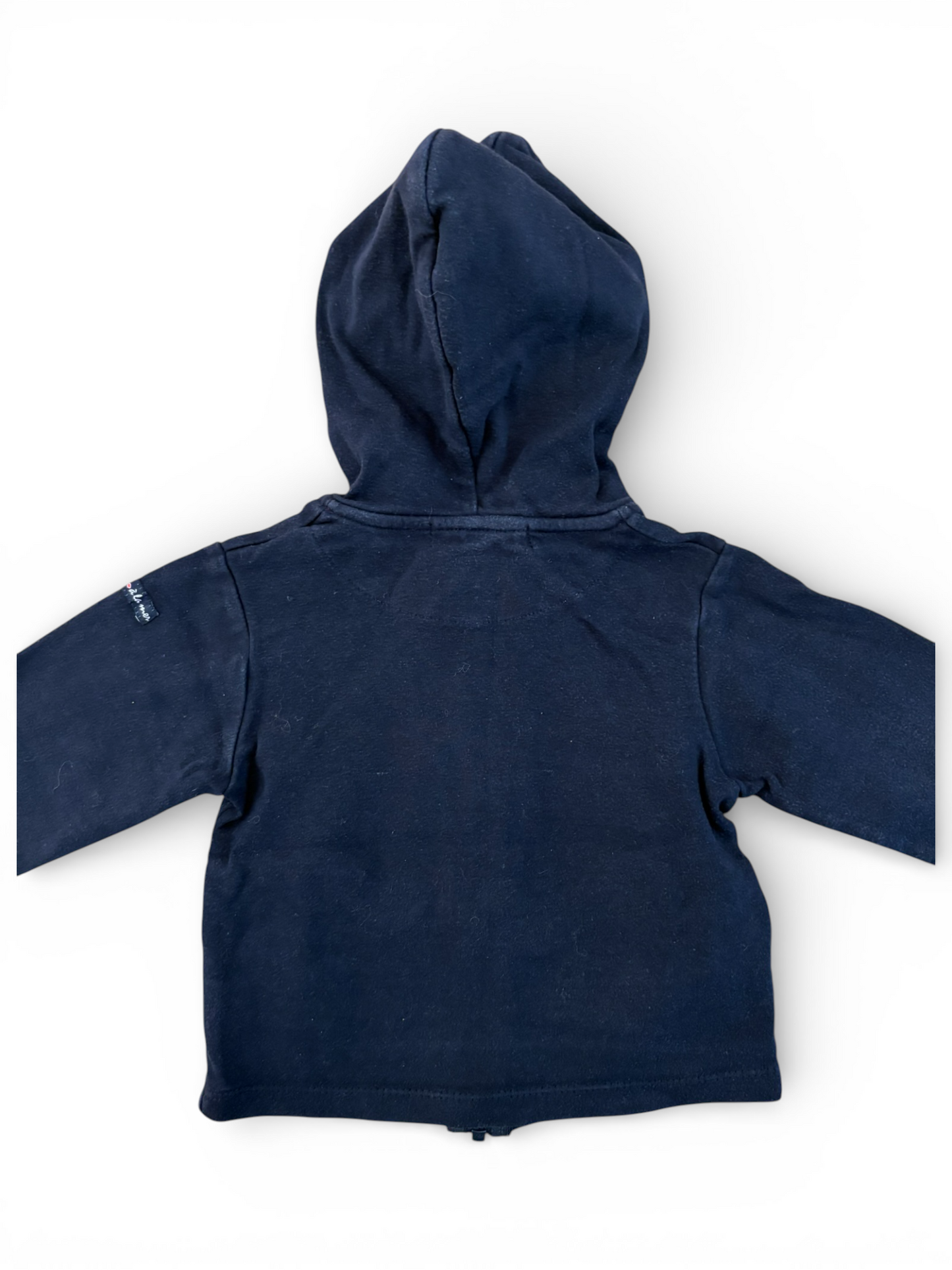 Weekend à la Mer Navy Hooded Sweatshirt (24M)