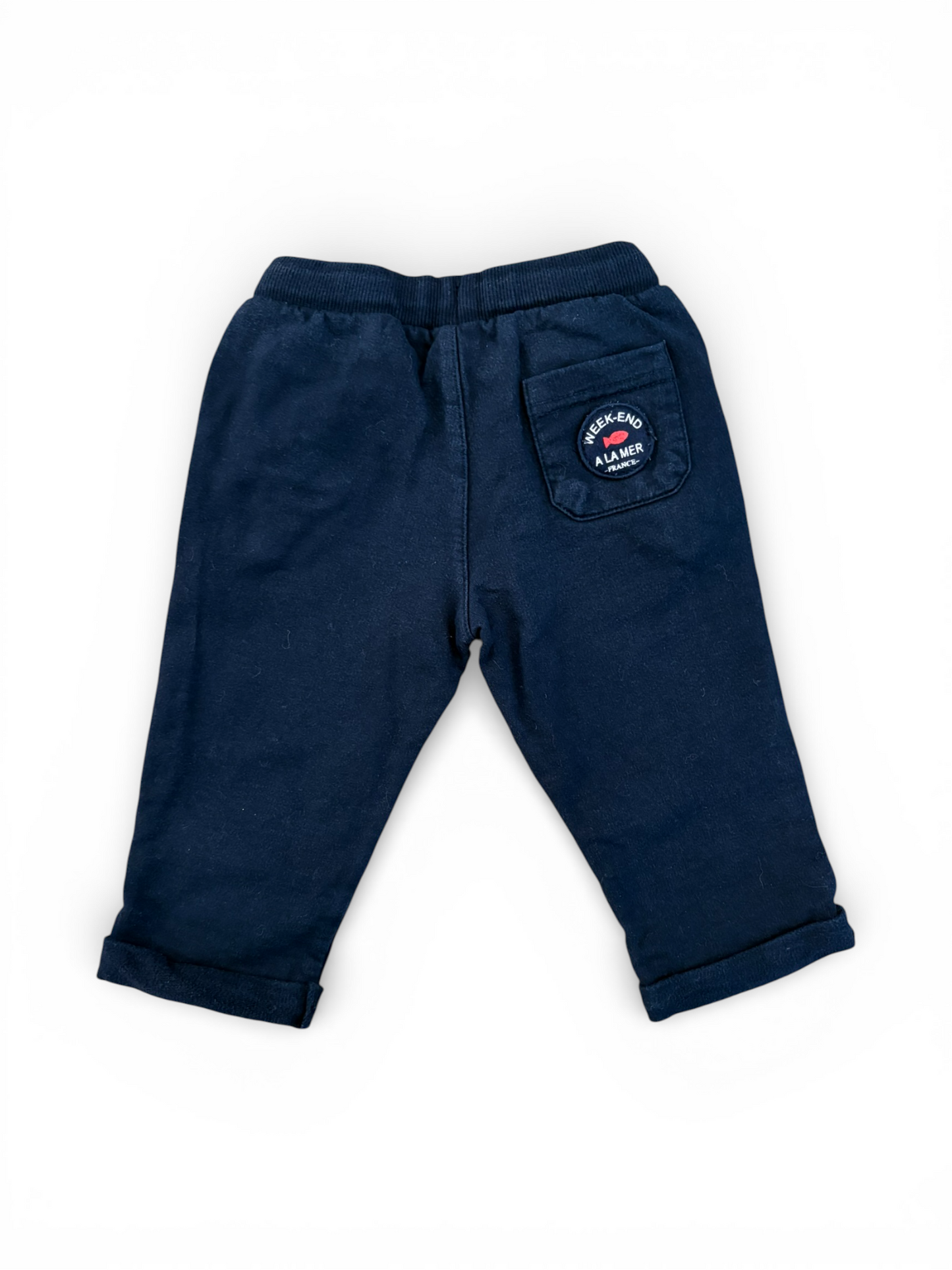 Weekend à la Mer Navy Joggers (12M)