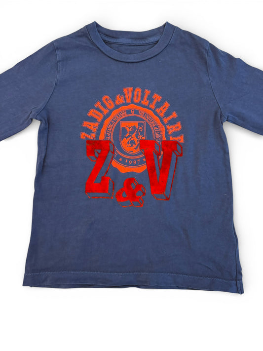 Zadig & Voltaire Blue Crest Logo Shirt (5Y / 108)