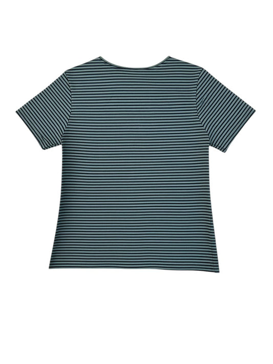 Zadig & Voltaire Boys Grey Striped Cotton T-Shirt, 4Y / 102 - second hand baby clothing