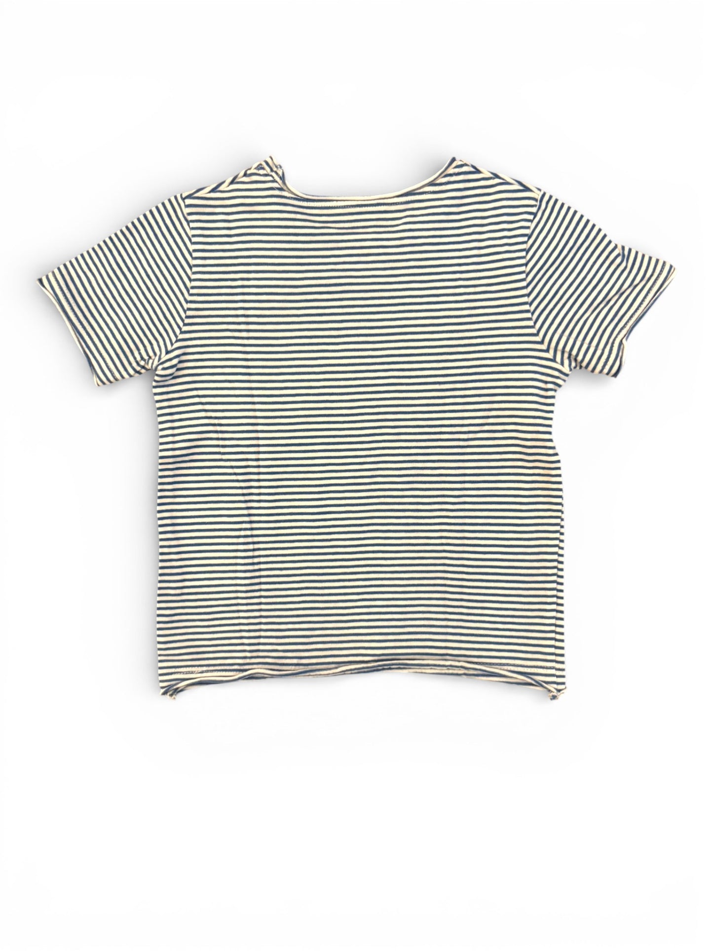 Zadig & Voltaire Blue & White Striped T-Shirt (4Y / 102)