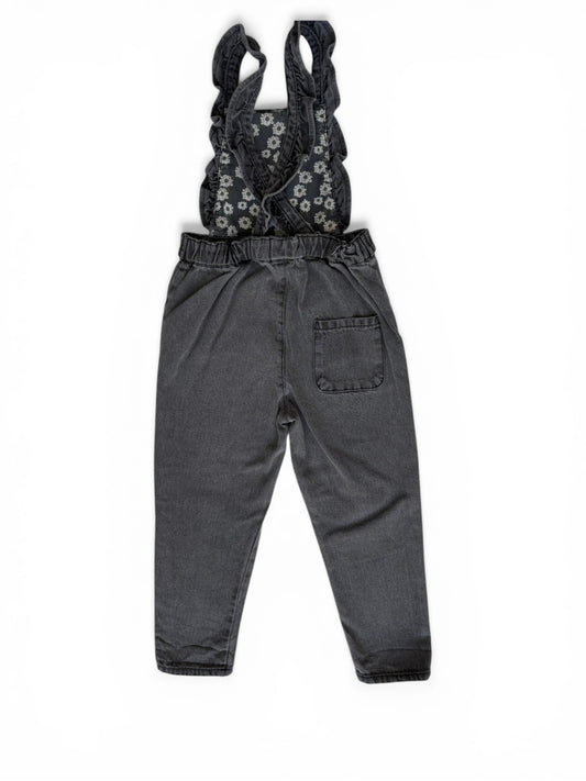 Zara Black Denim Overalls (4-5Y)