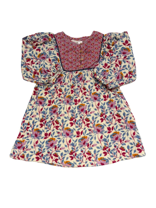 Zara Kleid mit gemischtem Blumenmuster (3–4 Jahre / 104)