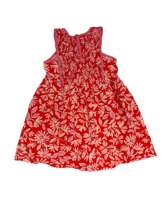 Robe fleurie rouge Zara (6 ans / 116)