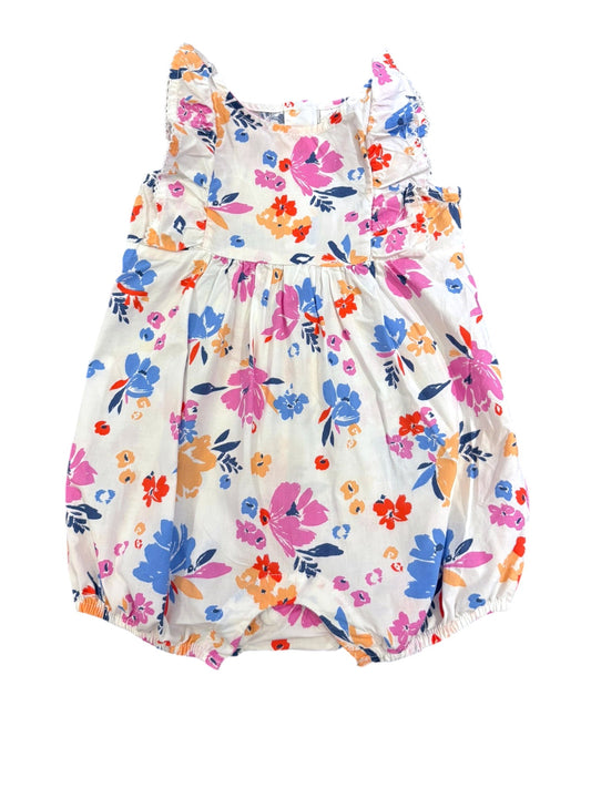 Baby Gap Mehrfarbiger Blumen-Strampler (6-12 Monate)