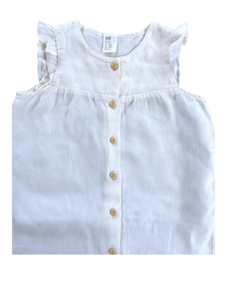 Barboteuse crème H&M (9M / 74)