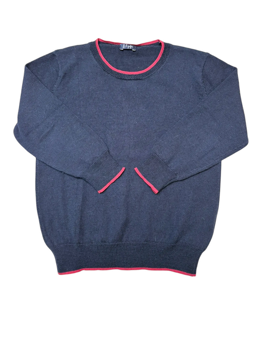 Il Gufo Navy Blue Wool Sweater size 4Y - second hand baby clothing