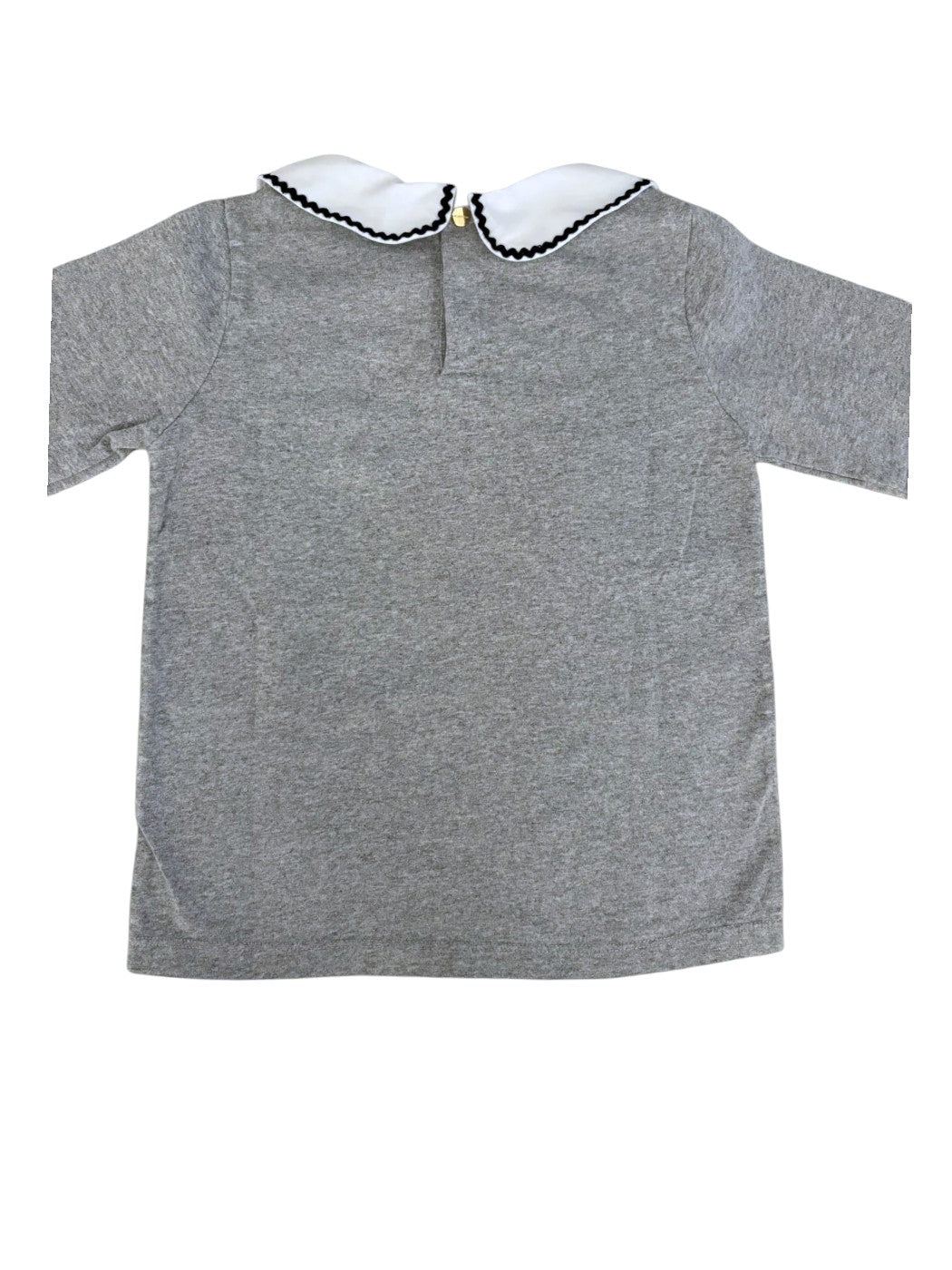 Jacadi Mädchen Langarmshirt aus grauer Baumwolle, 6 J.