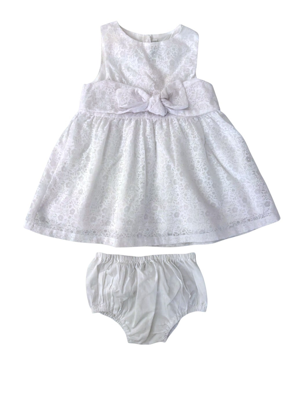 Sergent Major White Sleeveless Dress size 18M - second hand baby clothing
