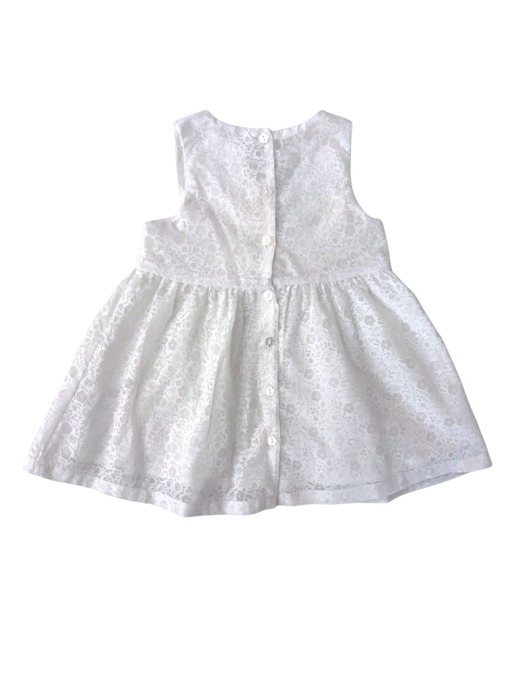 Sergent Major White Sleeveless Dress size 18M - second hand baby clothing