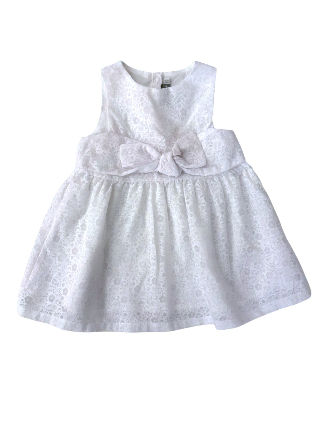 Sergent Major White Sleeveless Dress size 18M - second hand baby clothing