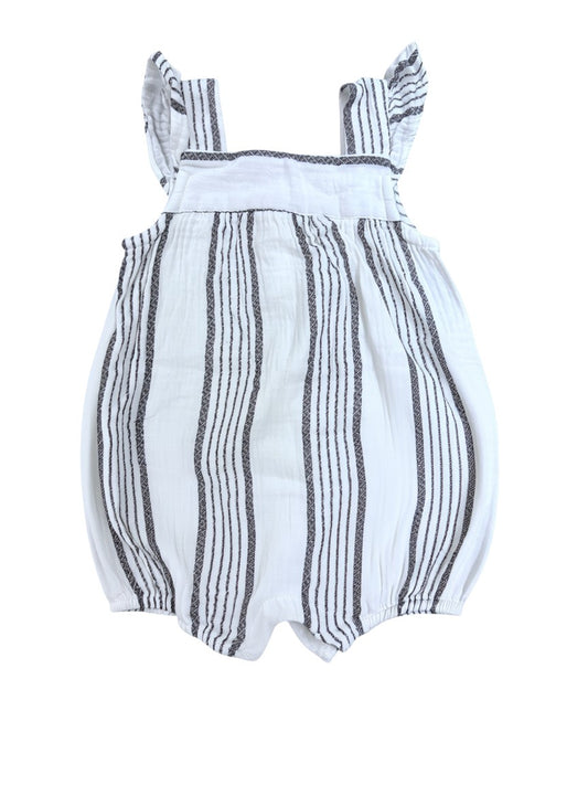 Obaïbi Navy Striped Bubble Romper (18M / 80)