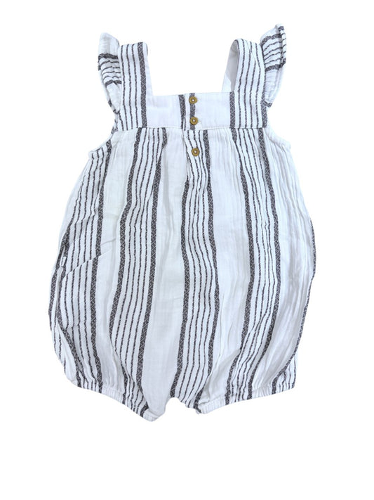 Obaïbi Navy Striped Bubble Romper (18M / 80)