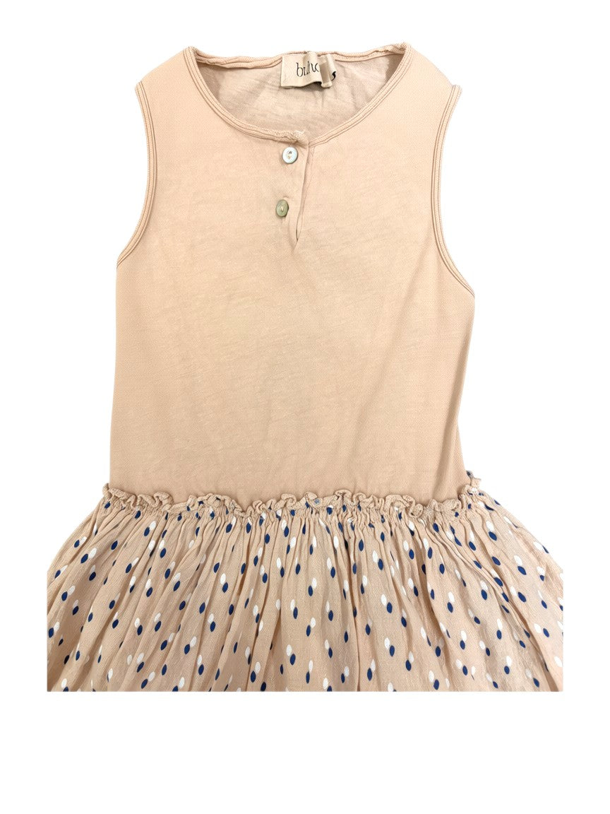 Buho Light Peach Dress size 24M - second hand baby clothing