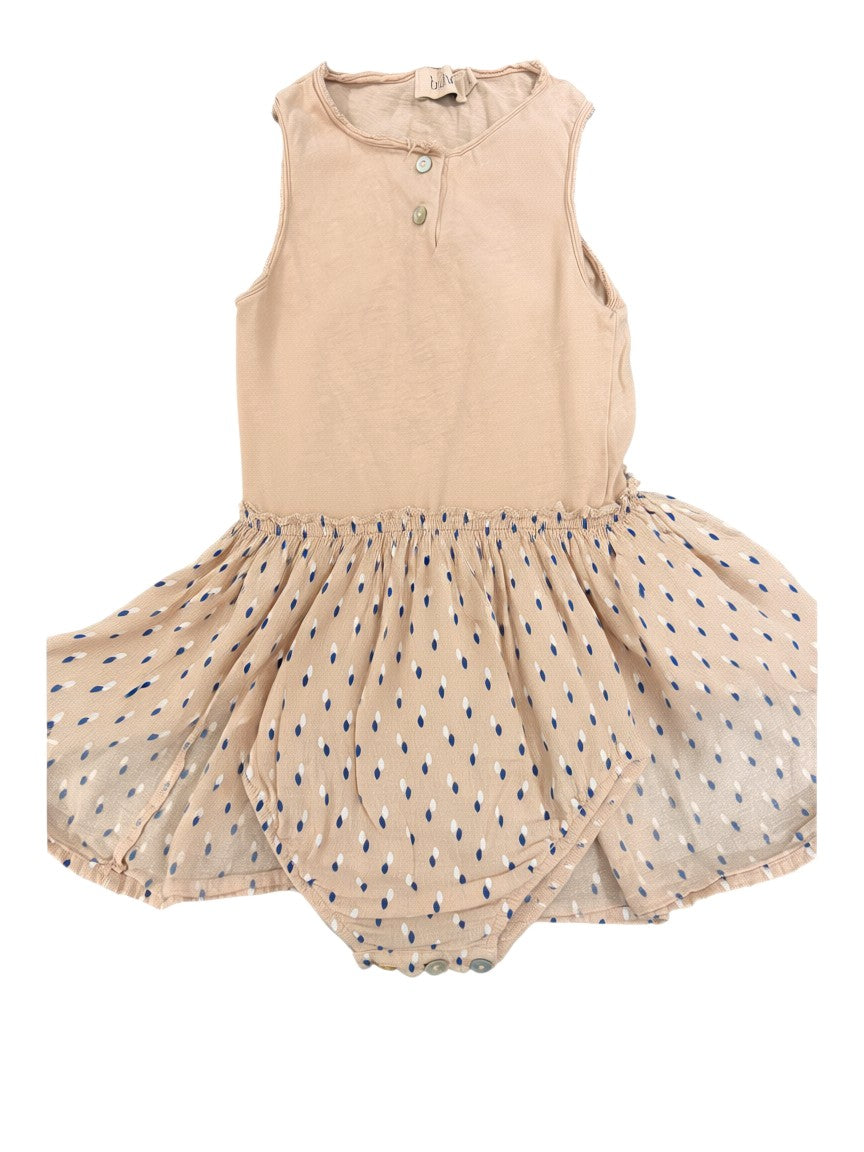 Buho Light Peach Dress size 24M - second hand baby clothing