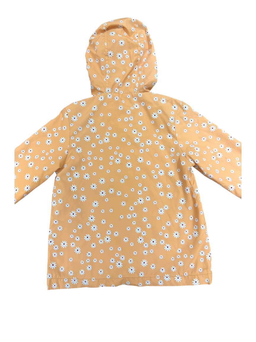 Babyface Orange Floral Hooded Jacket size 2Y - second hand baby clothing