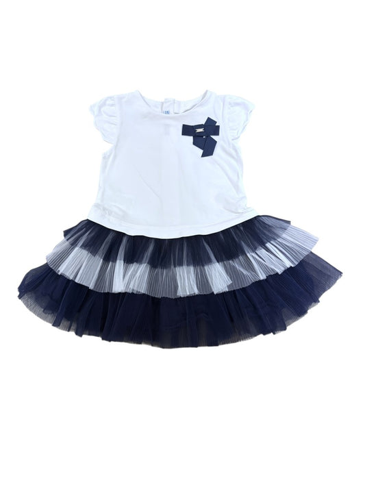Mayoral White & Navy Tutu Set (18-24M / 86)