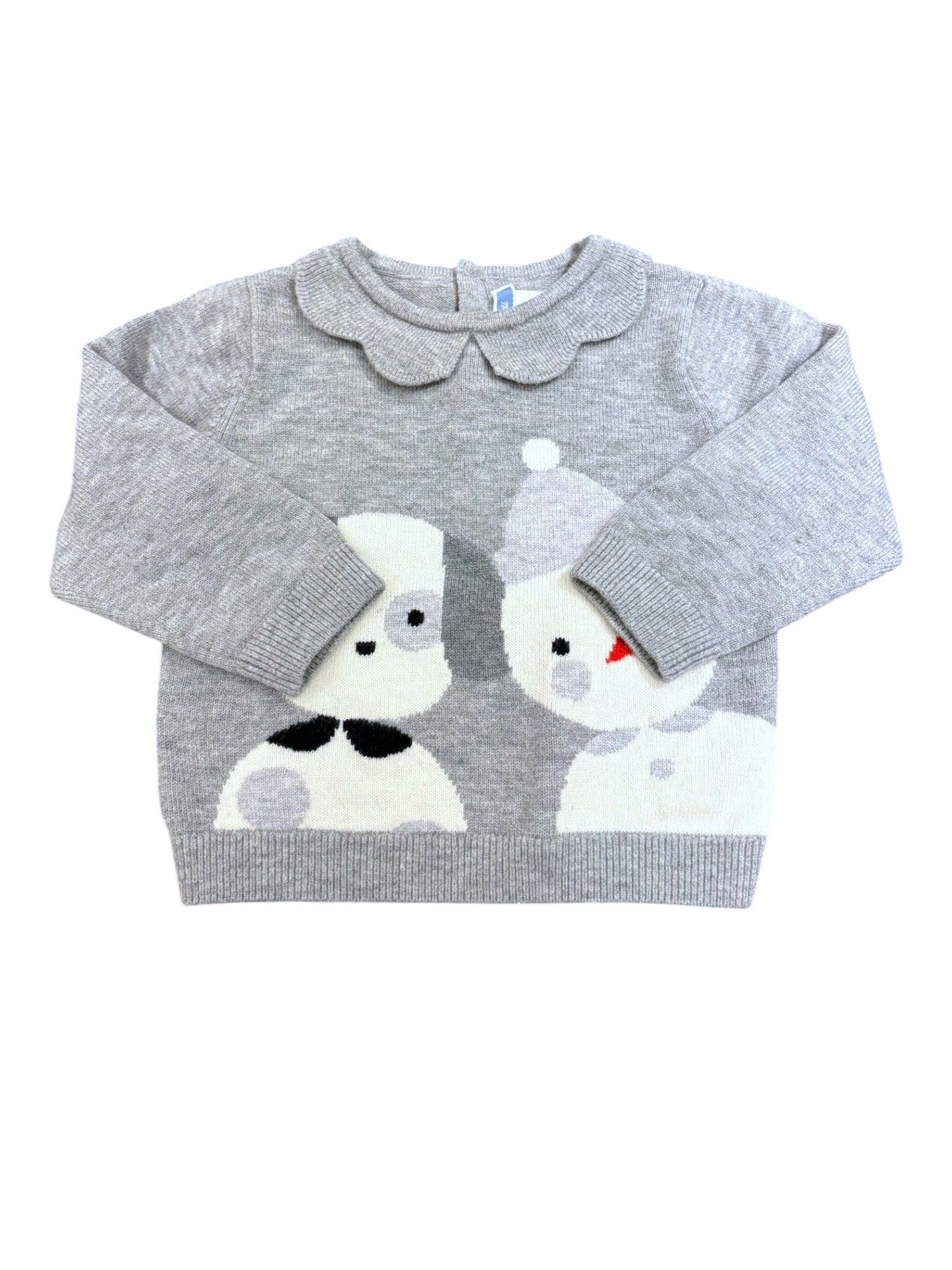 Jacadi Grey Animal Knit Sweater (18M / 81)