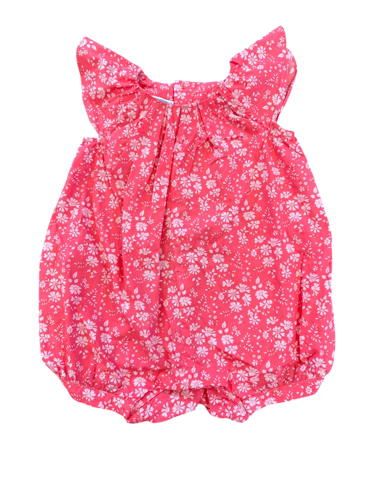 Combinaison rose à fleurs Jacadi (6 mois)