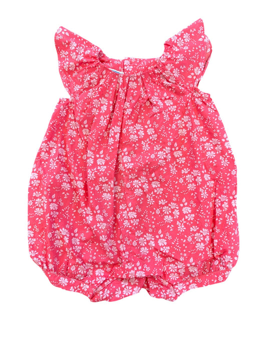 Jacadi Pink Floral Romper (6M)