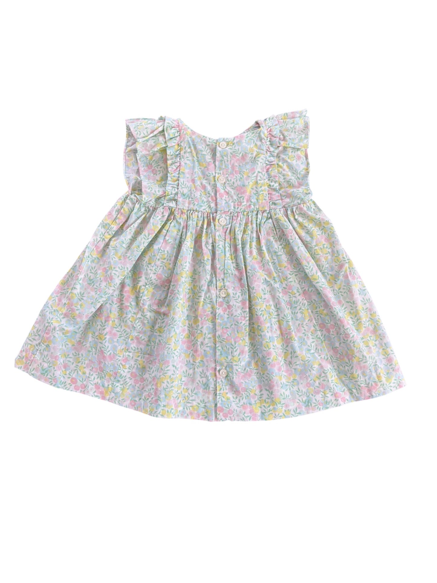 Robe smockée à fleurs Jacadi Printemps (6M)