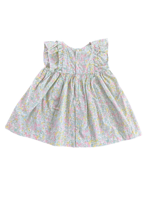 Jacadi Spring Floral Smocked Dress (6M)