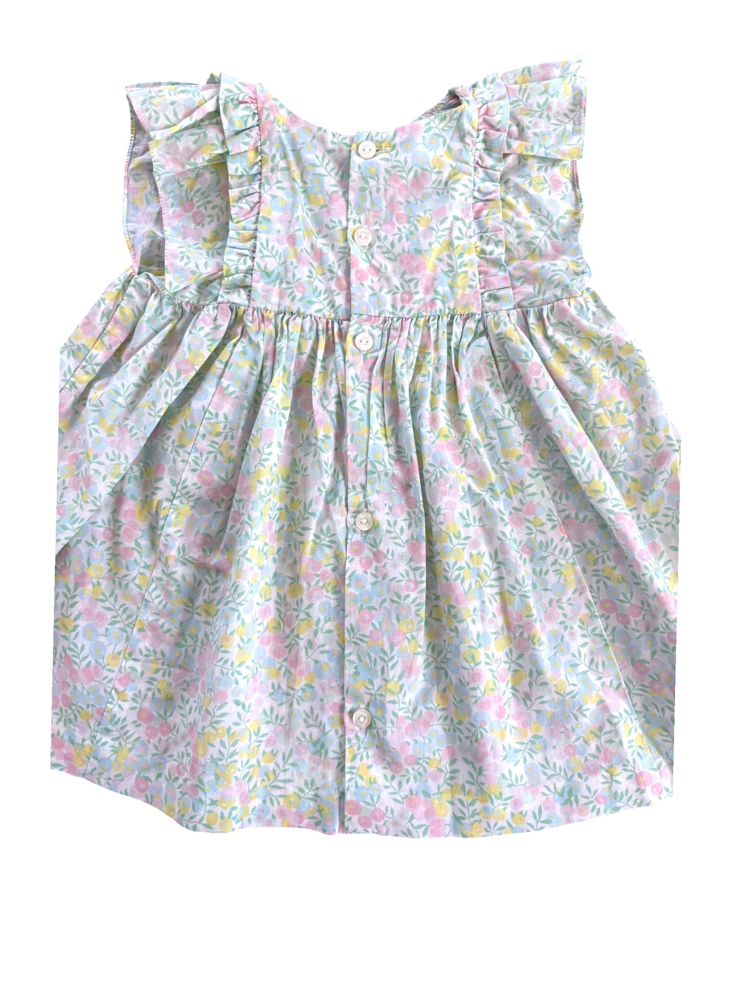 Robe smockée à fleurs Jacadi Printemps (6M)