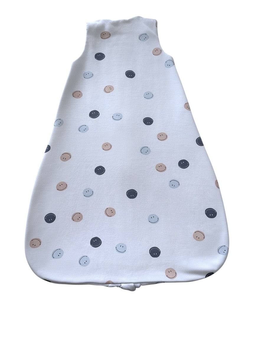 Lässig Unisex Cream Smiley Sleep Sack, 7-12M - second hand baby clothing
