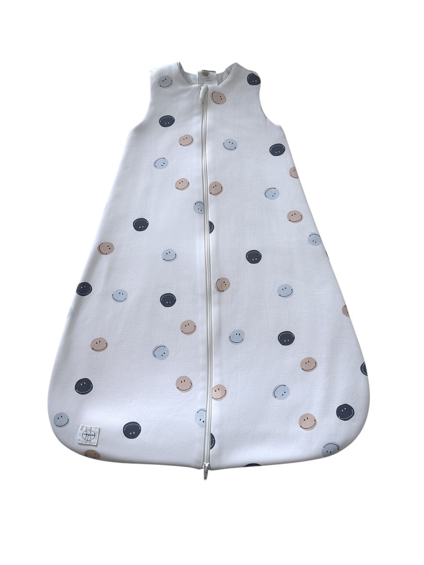 Lässig Unisex Cream Smiley Sleep Sack, 7-12M - second hand baby clothing