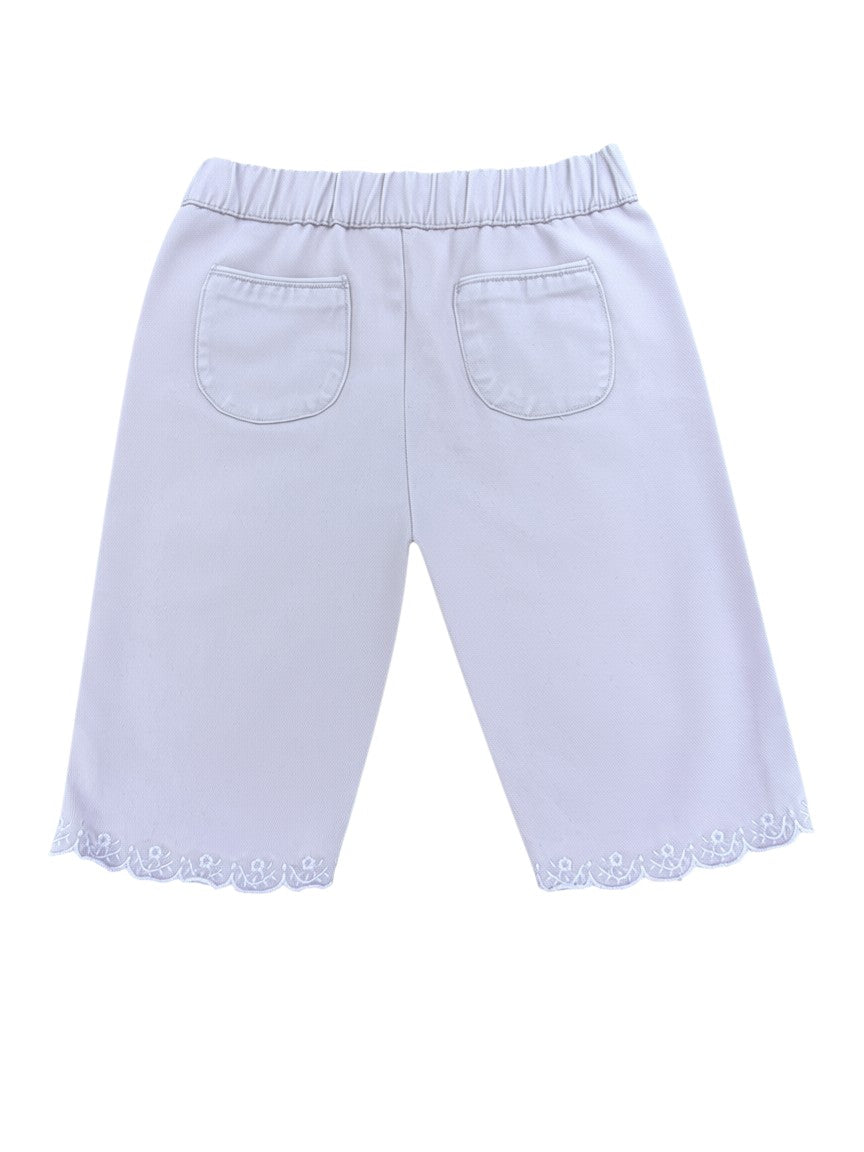 Pantalon en velours côtelé Sergent Major lavande (9 mois)