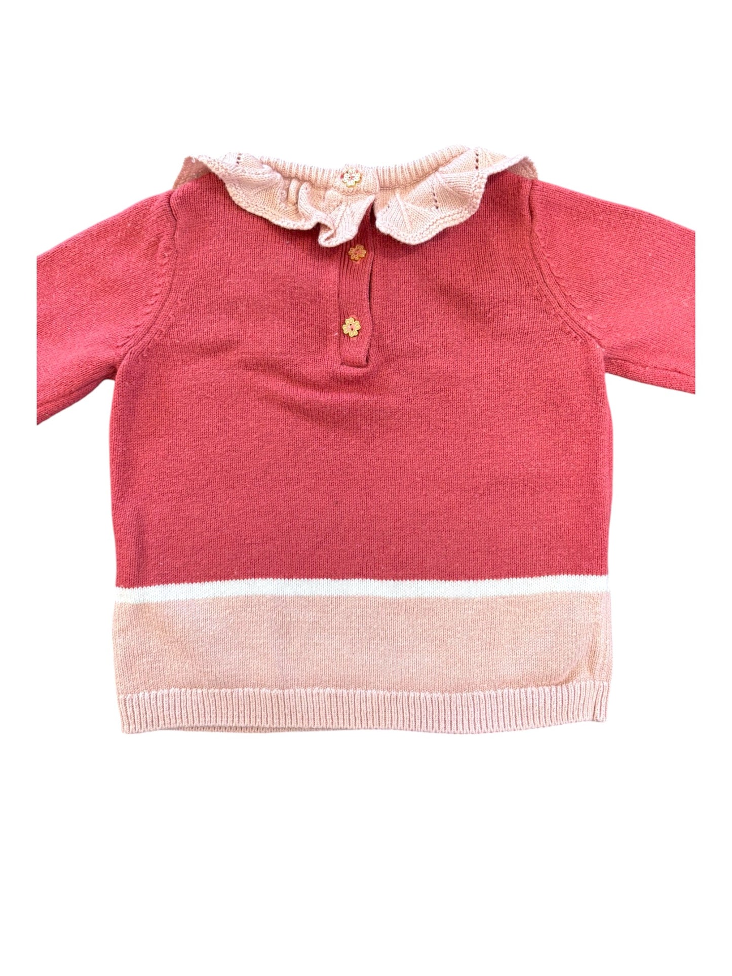 Chandail Sergent Major Lapin Rose (12M)