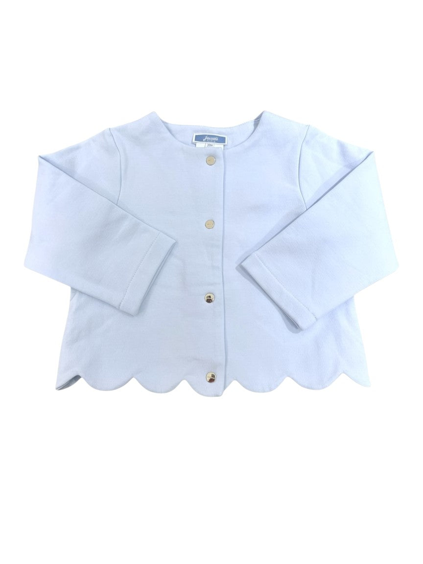 Jacadi Blue Scalloped Snap Cardigan (18M / 81)