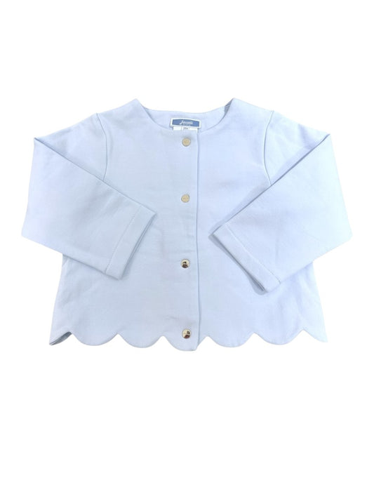 Jacadi Blue Scalloped Snap Cardigan (18M / 81)