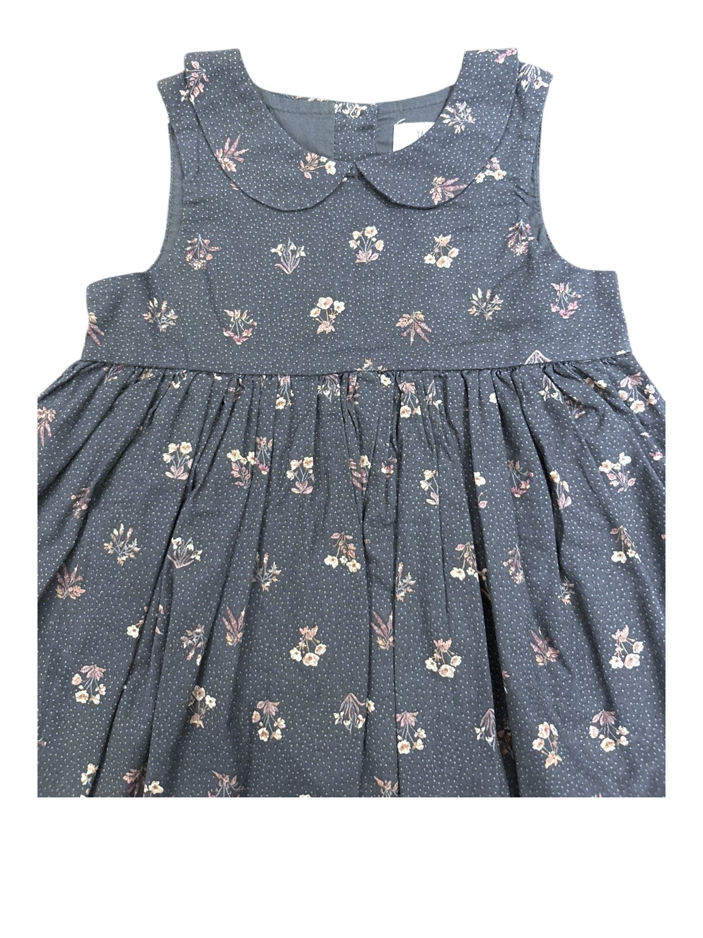 Robe Fleurie Bleue Marine Blé (18M / 86)